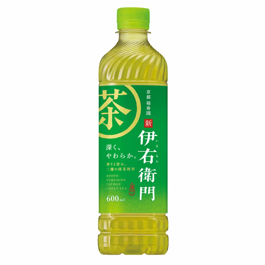 Suntory ชาเขียวคุณภาพคัดสรรจากญี่ปุ่น kyoto fukujuen iyemon green tea 600 มล.
