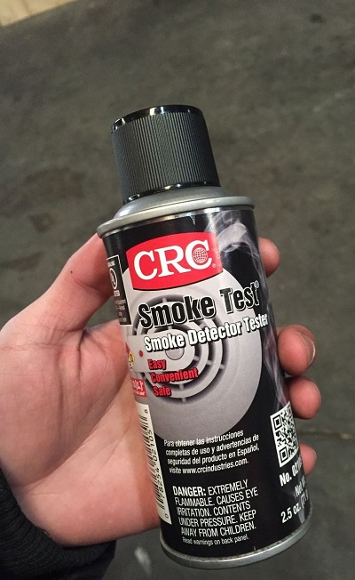 c-109. CRC Smoke Test™ สเปรย์ทดสอบเครื่องตรจจับควันไฟ 71 g.
