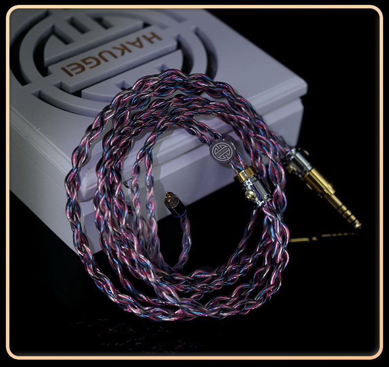 ขาย Hakugei Soul สายอัพเกรดหูฟังถักผสม Silver, Blue, Red, Black แบบ Litz