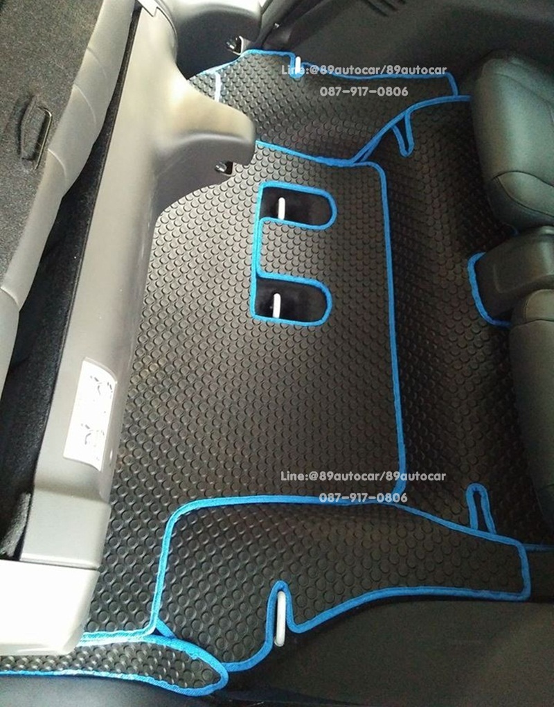 ขายยางปูพื้นรถเข้ารูป Isuzu Mu-X ลายกระดุมสีดำขอบฟ้า