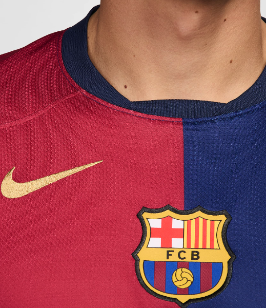 เสื้อบาร์เซโลน่า 2024 2025 ทีมเหย้ารุ่นสเตเดี้ยมของแท้