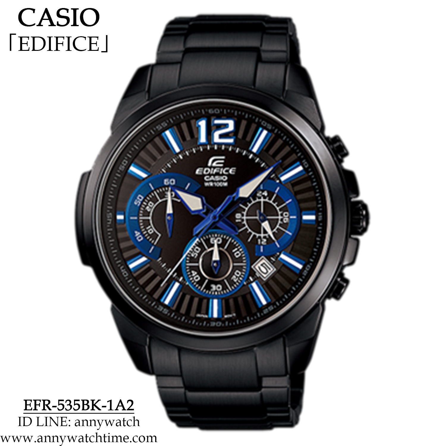 EDIFICE EFR-535BK-1A2