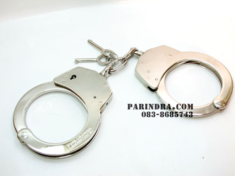 กุญแจมืออย่างดี THE SMITS HANDCUFFS DOUBLE LOCK กล่องฟ้า