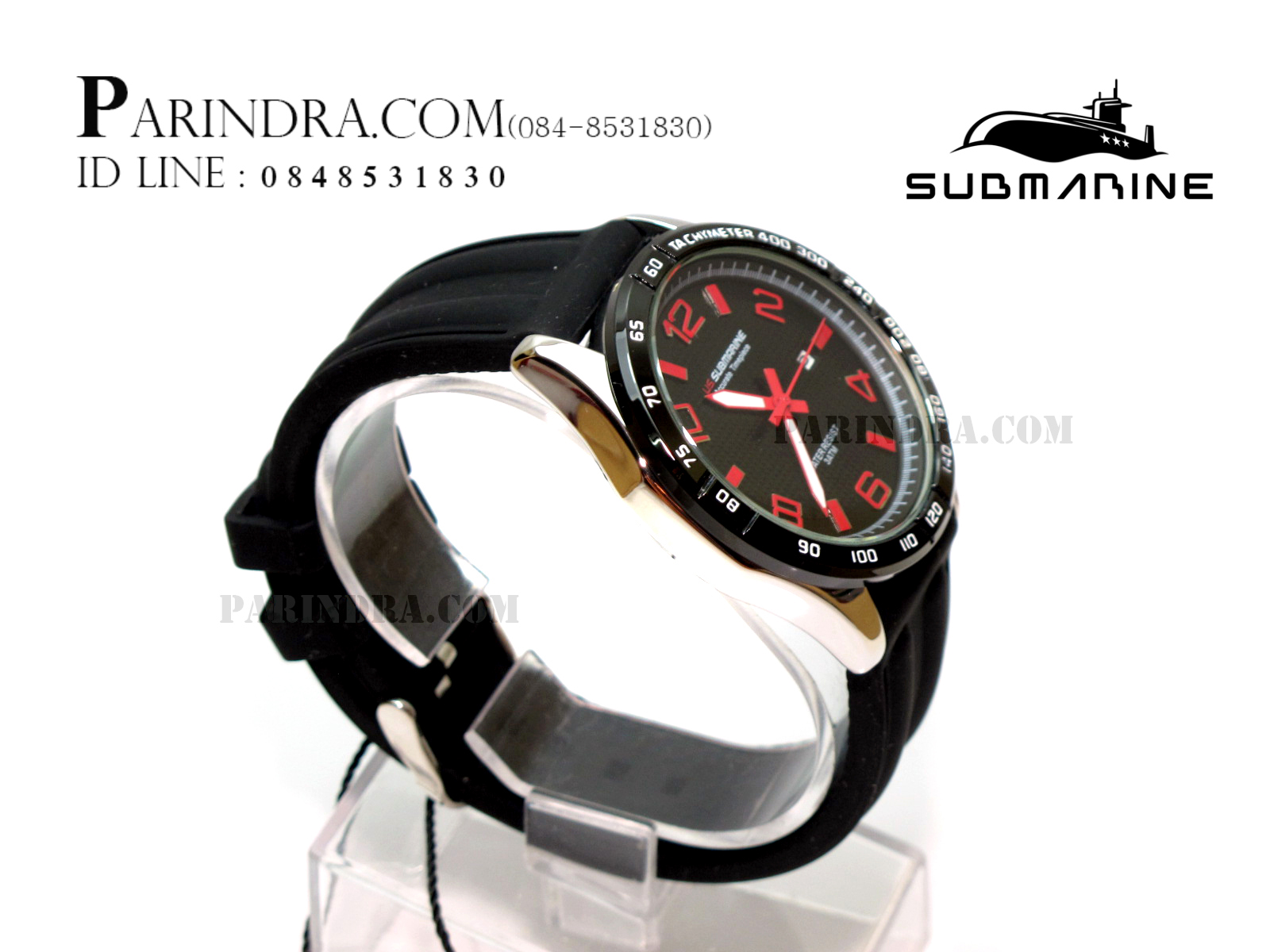 นาฬิกา US Submarine J112MD ตัวเลขแดง