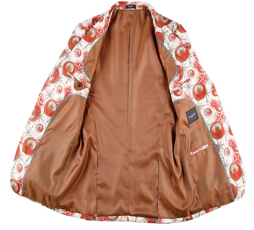 Pre-order เสื้อสูทชายแฟชั่น ลายกราฟฟิก สีสดใส ** เฉพาะเสื้อ**