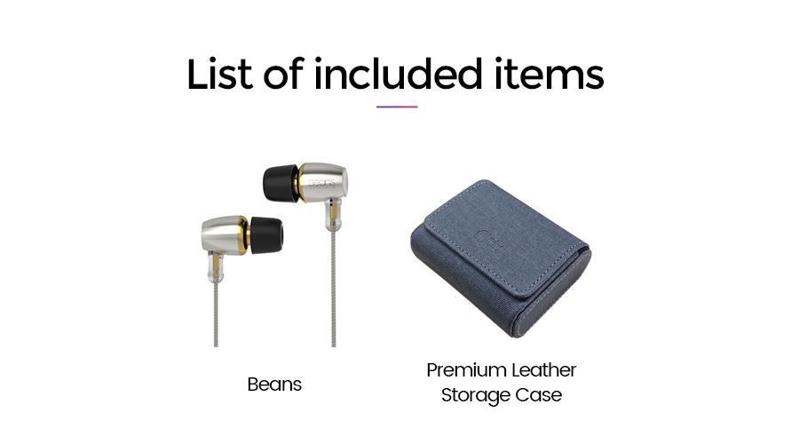 ขาย Hiby Beans หูฟัง IEMs 1 ไดรเวอร์ Dynamic