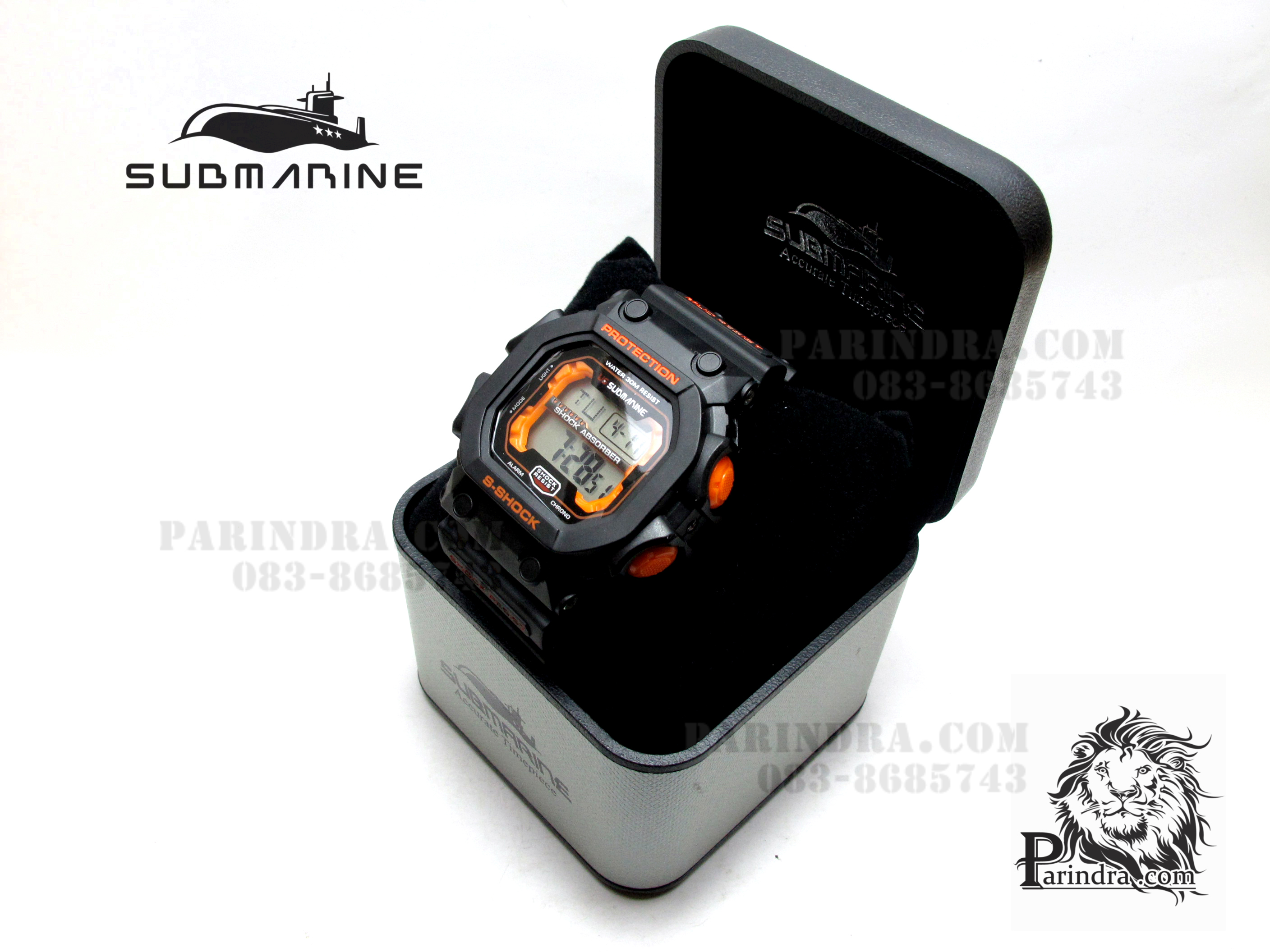 นาฬิกา US submarine รุ่น TP1280M สีดำ-ส้ม คล้ายรุ่น King G-shock