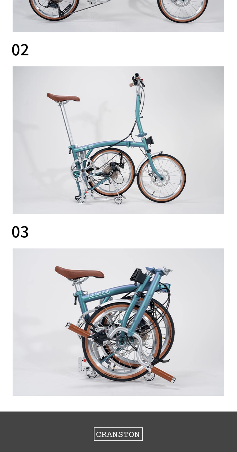 CRANSTON D9 — 16” Disc Brake Folding Bike with Shimano 9-Speed | Ultra-Light 11.5kg | Max Load 120kg