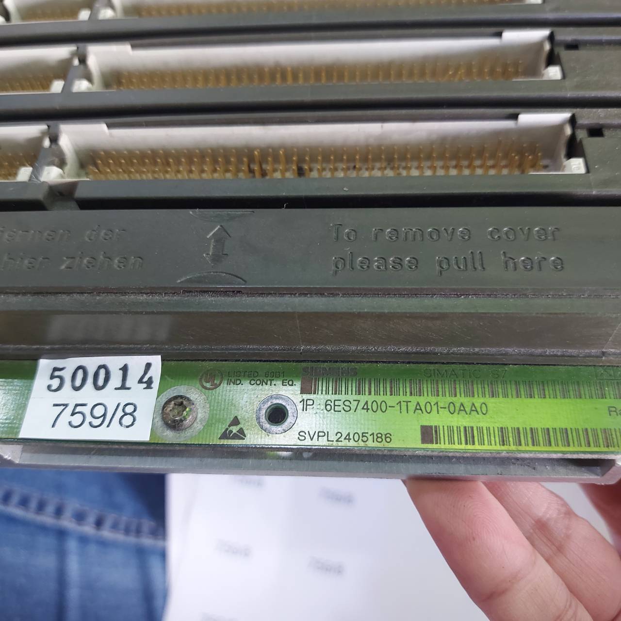 6ES7 400-1TA01-0AA0 PLC " SIEMENS "