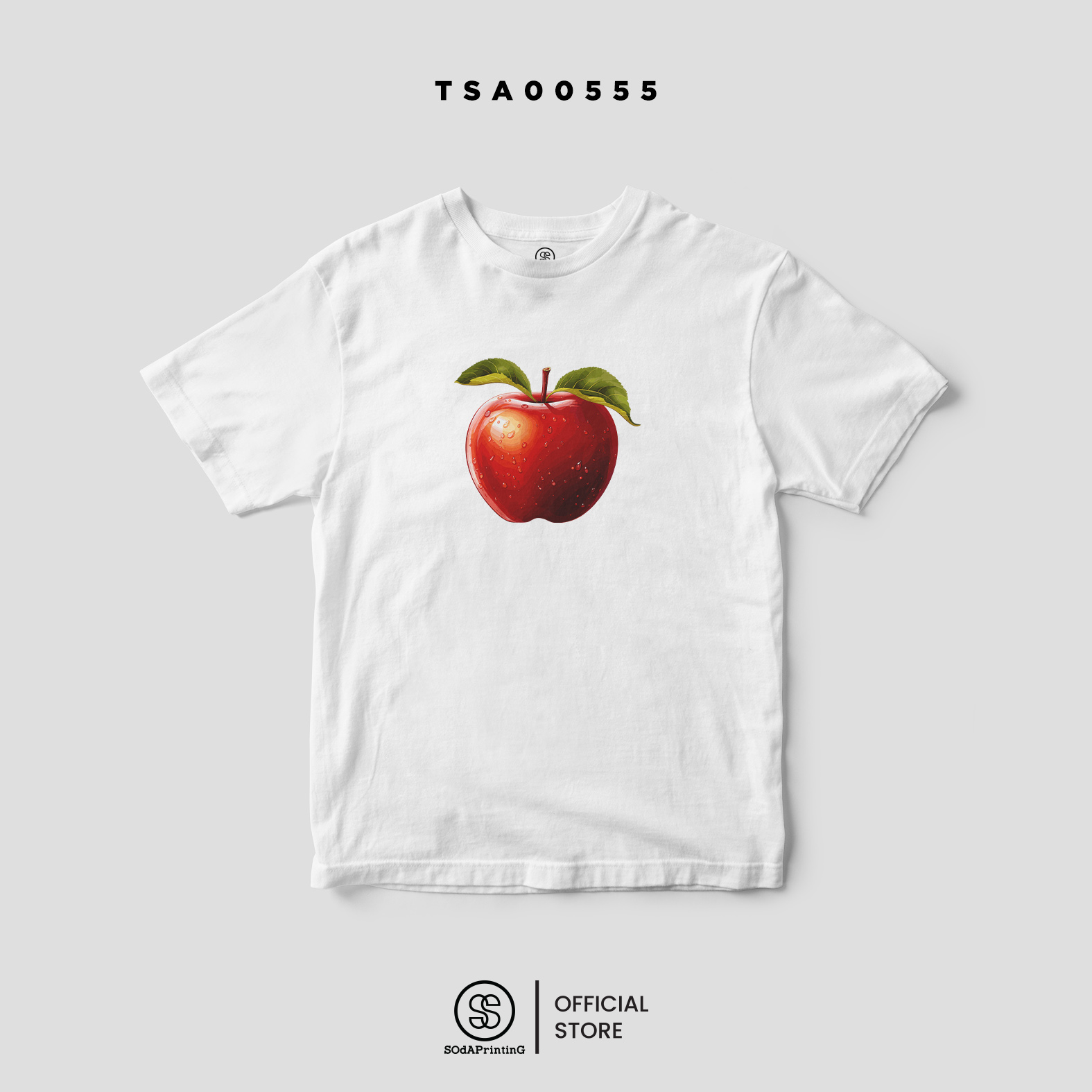 เสื้อยืด พิมพ์ลาย ผลไม้ Fruity Soda Collection รหัส TSA00554-TSA00559 #Fruity #SOdAtee #SOdAPrintinG