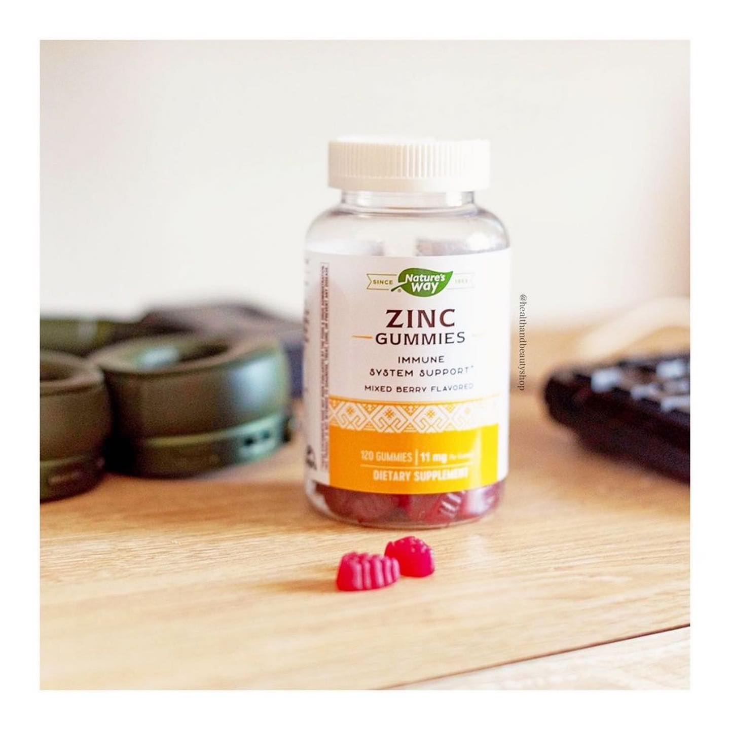 Nature's Way, Zinc Gummies Mixed Berry 11 mg 120 Gummies