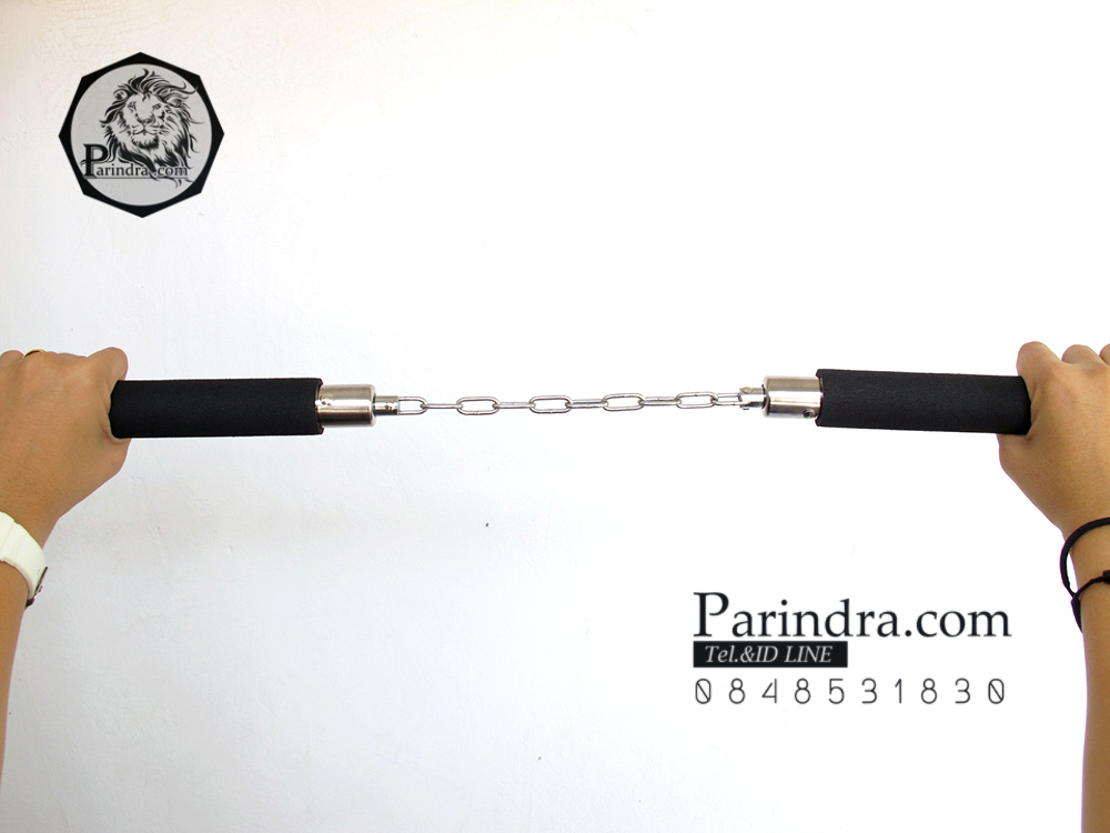 กระบองสองท่อนสำหรับการฝึก หุ้มโฟมอ่อนนุ่ม อุปกรณ์ป้องกันตัว