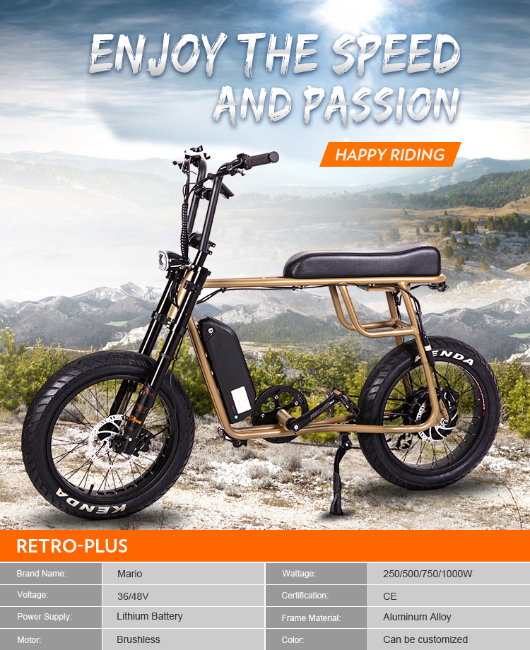 MARIO RETRO-BELT, Electric motorcycle sports SUPER 73