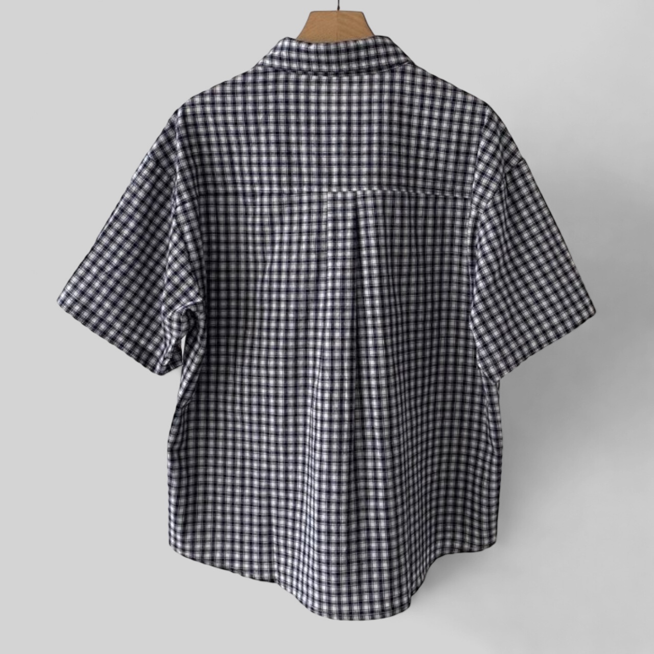 เสื้อผ้าฝ้ายลายสก็อตแต่งระบาย