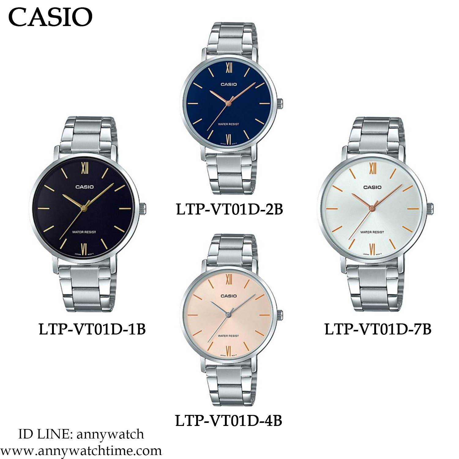 CASIO LTP-VT01D-1B