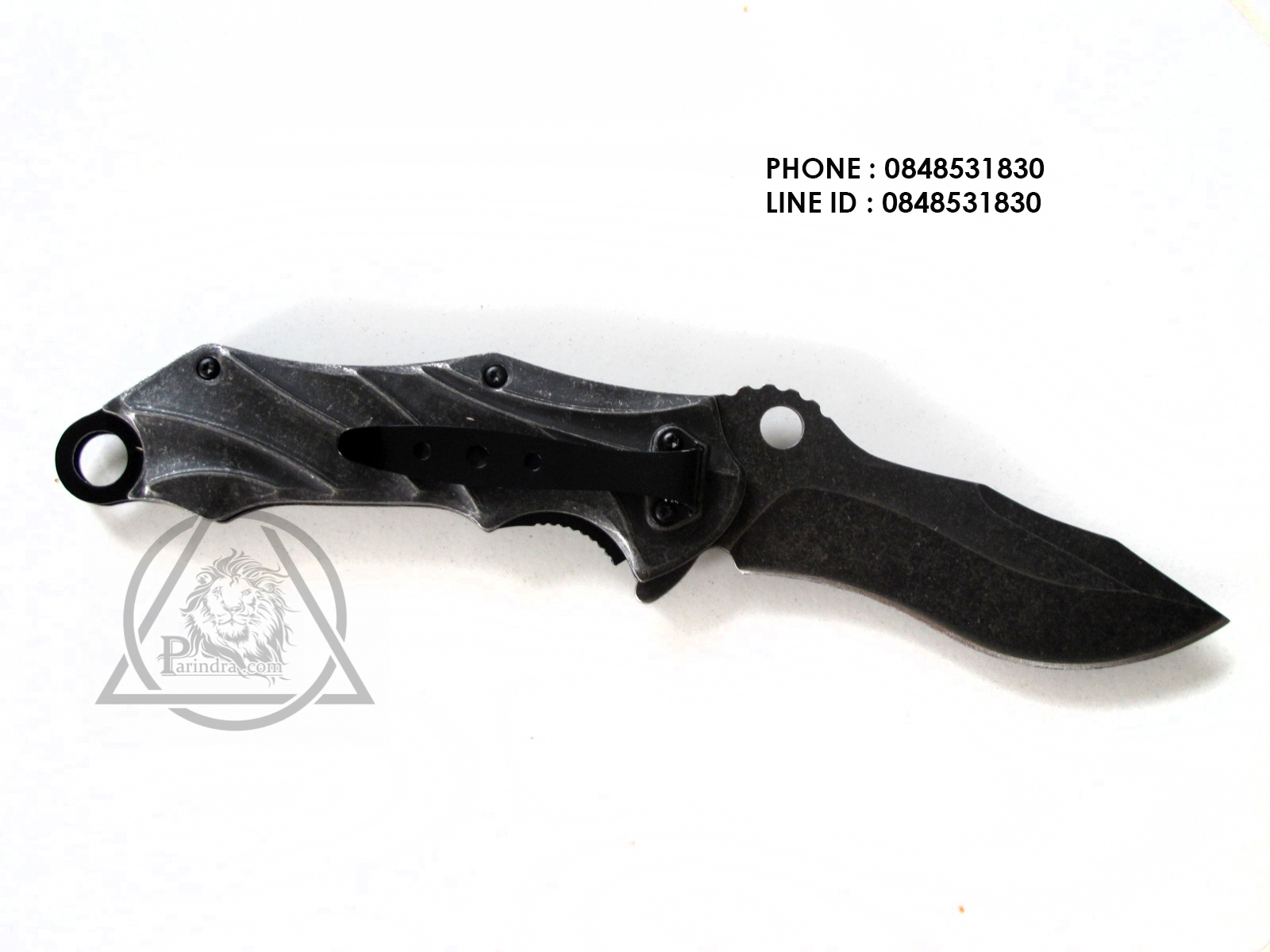 มีดพับสำหรับพกพาขนาดกลาง Browning ด้ามเหล็ก รุ่น B49 (OEM)