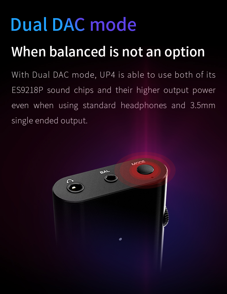 ขาย SHANLING UP4 DAC & AMP พกพารองรับ Bluetooth5.0 , LDAC , HWA , atpX HD , aptX LL , 96kHz/24bit