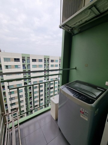 ให้เช่าคอนโดลุมพินี พาร์ค นวมินทร์-ศรีบูรพา ตึกC2 ห้อง 26 ตร.ม.เฟอร์ครบ มีเครื่องซักผ้า