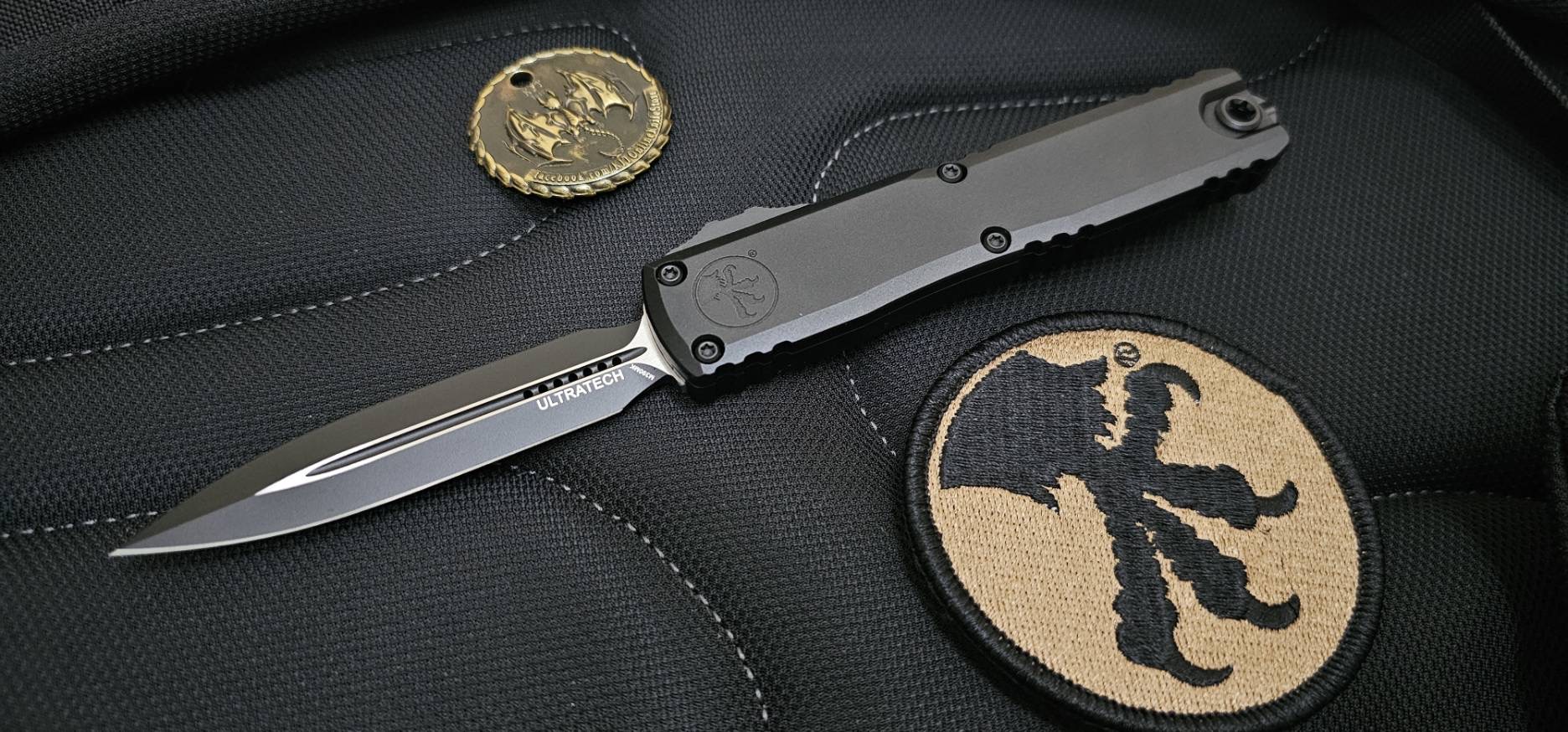 Microtech ULTRATECH GEN III ZBP D/E BLACK STANDARD TACTICAL