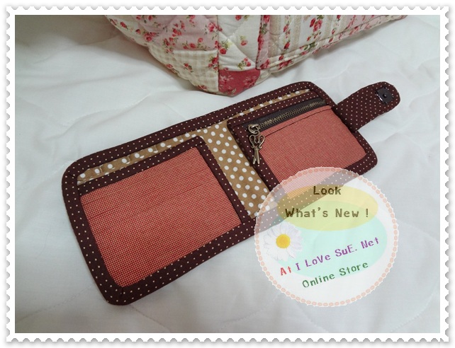 กระเป๋าสตางค์ใบสั้น มีสายคล้องมือให้ค่ะ- สินค้าสั่งทำ ส่งฟรี