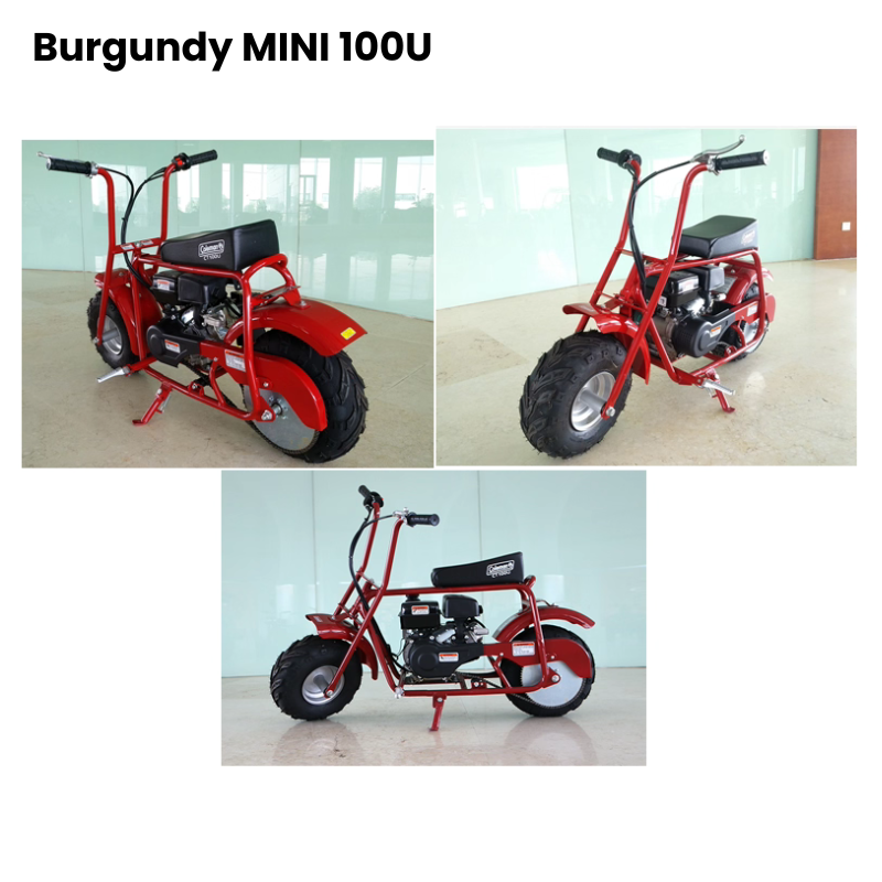 รถ CIBBDEAR HS200MINI ATV MINI 100U/200U สีแดง-เทาเข้ม | มอเตอร์ไซค์ออฟโรดเด็กและผู้ใหญ่