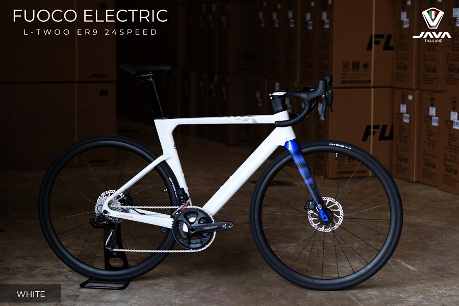 จักรยานเสือหมอบ JAVA FUOCO Electric เกียร์ไฟฟ้า L-TWOO eR9 24speed รองรับมาตรฐาน UCI Hydraulic Disc Brake (ดิสน้ำมัน)