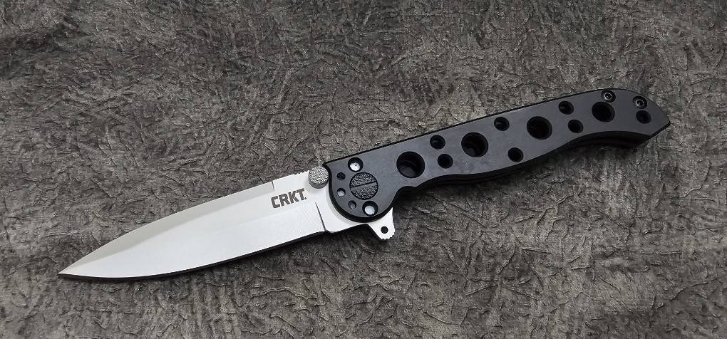 CRKT Carson M16-01S EDC Spear Point Flipper Knife (3.125" Bead Blast)