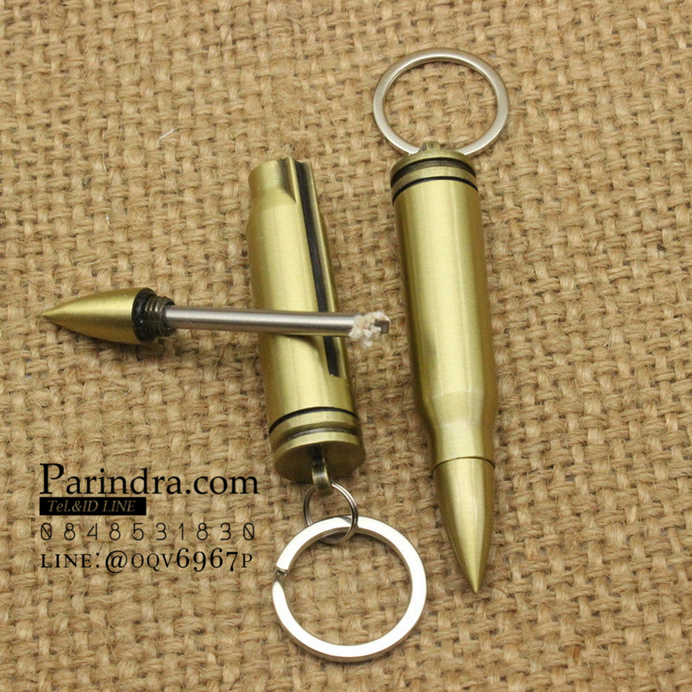 ไม้ขีดไฟไม่กลัวน้ำ เติมน้ำมันรอนสันในการจุด แบบกระสุน