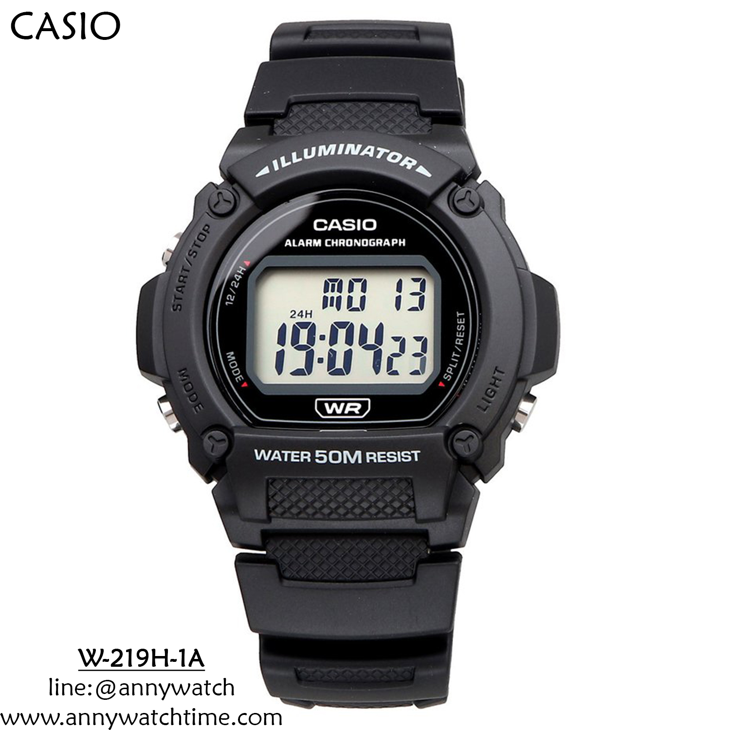 CASIO W-219H-1A