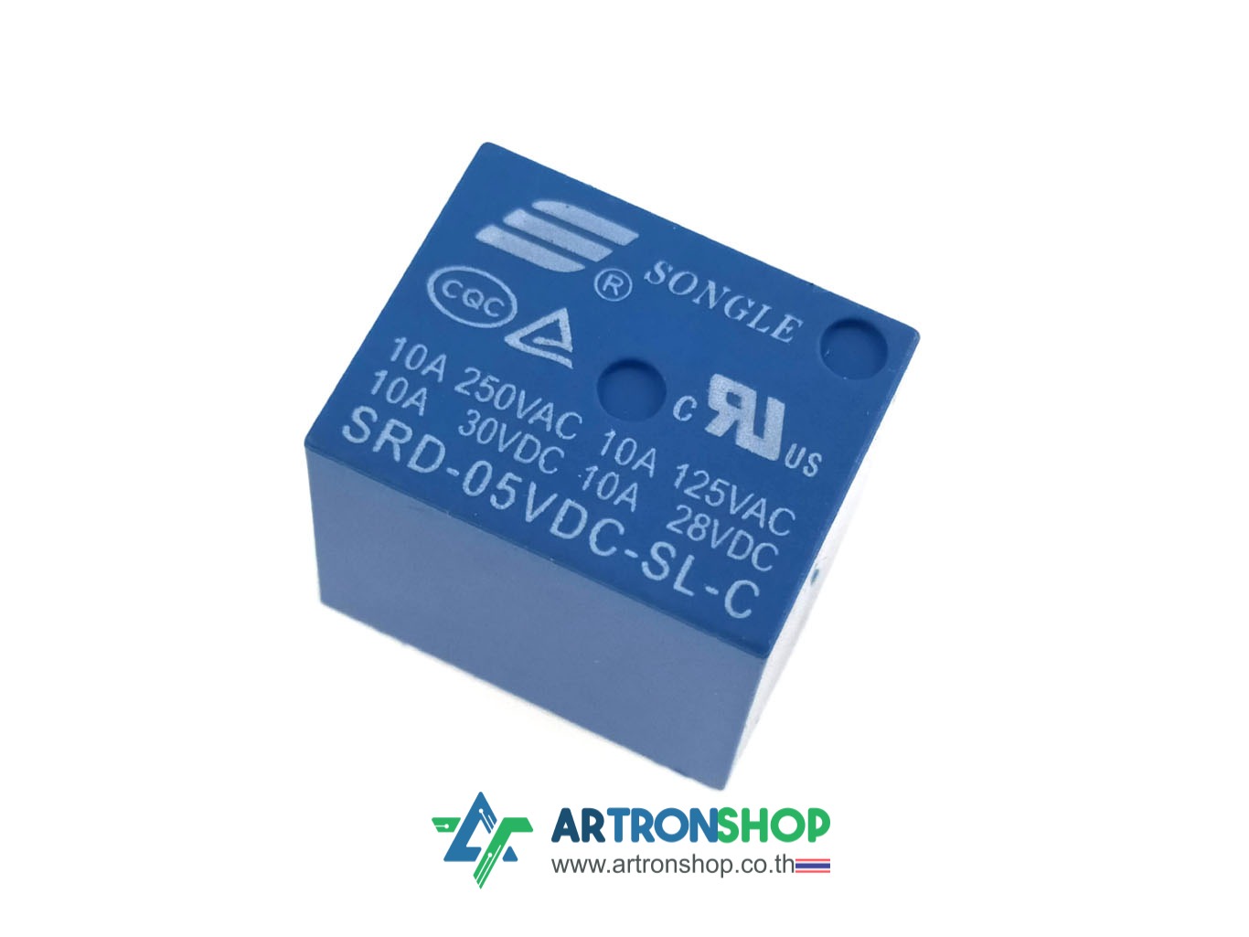 รีเลย์ 5V 10A SRD-05VDC-SL-C