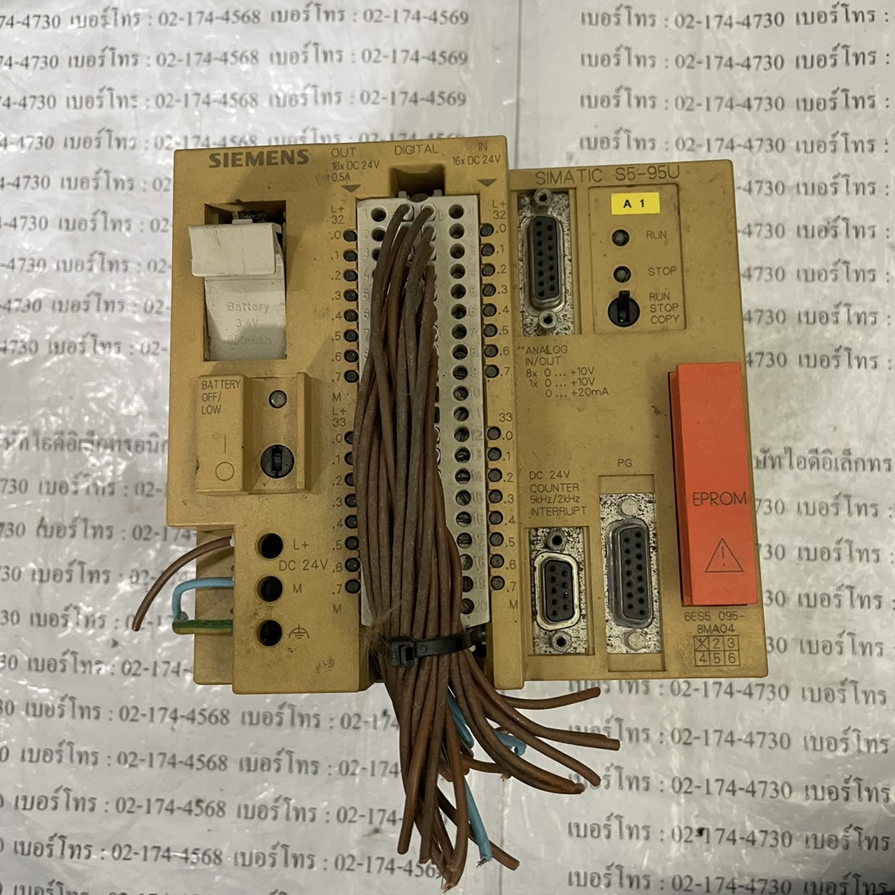 6ES5 095-8MA04 PLC " SIEMENS "