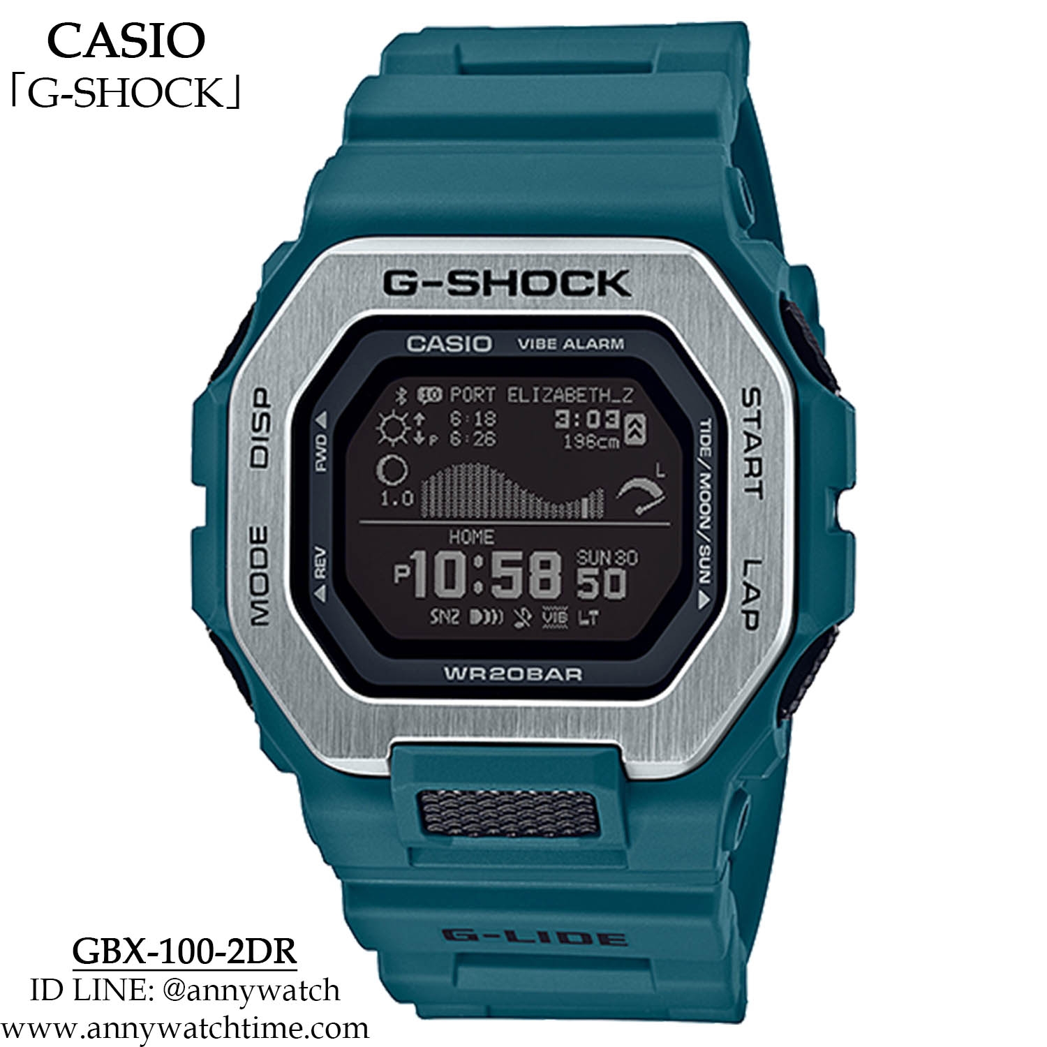 G-SHOCK GBX-100-2DR