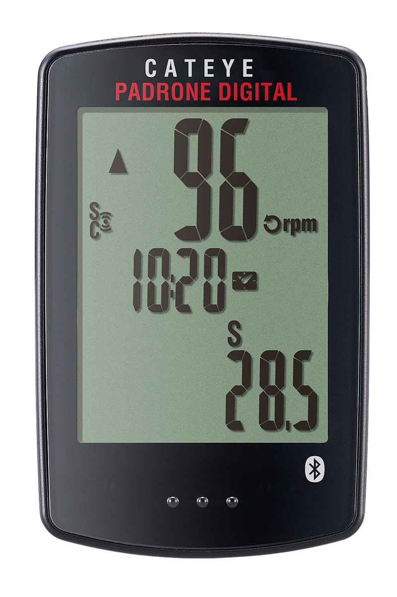 CATEYE ไมล์ PADRONE DIGITAL, CC-PA400B, พร้อมเซนเซอร์วัดรอบขา ISC12