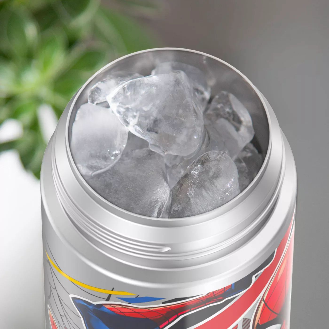 กระติกน้ำเก็บความเย็น Thermos Spider-Man 12oz FUNtainer Water Bottle with Bail Handle - Red