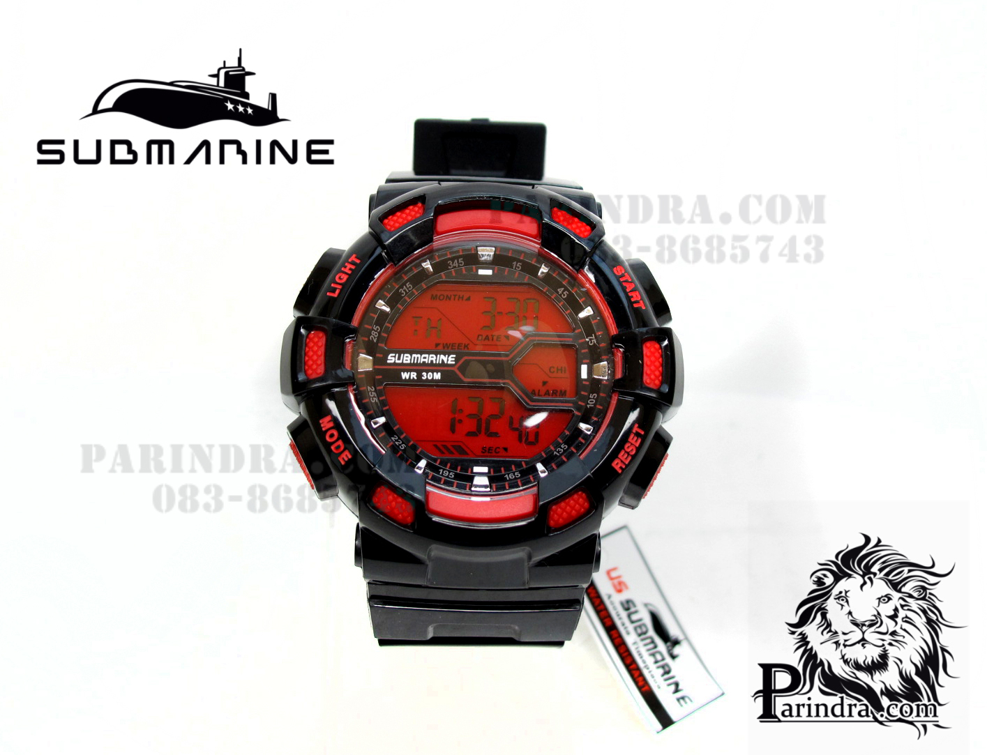 นาฬิกา US submarine รุ่น TP1311M ดำ-แดง