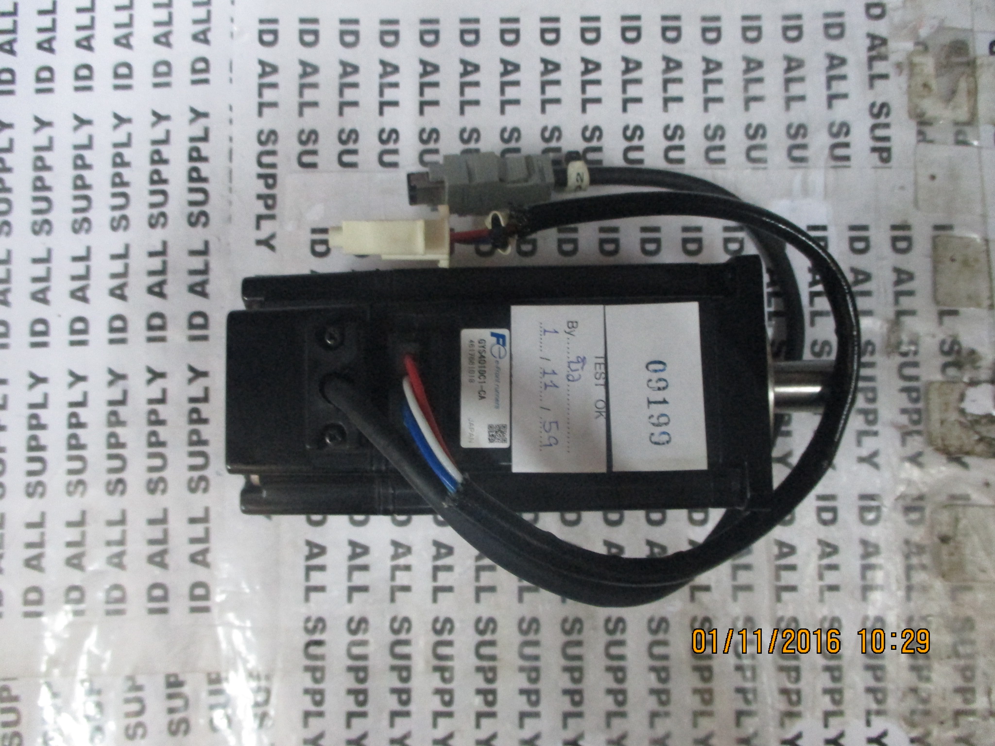 SERVO MOTOR “ FUJI ” รุ่น GYS401DC1-CA