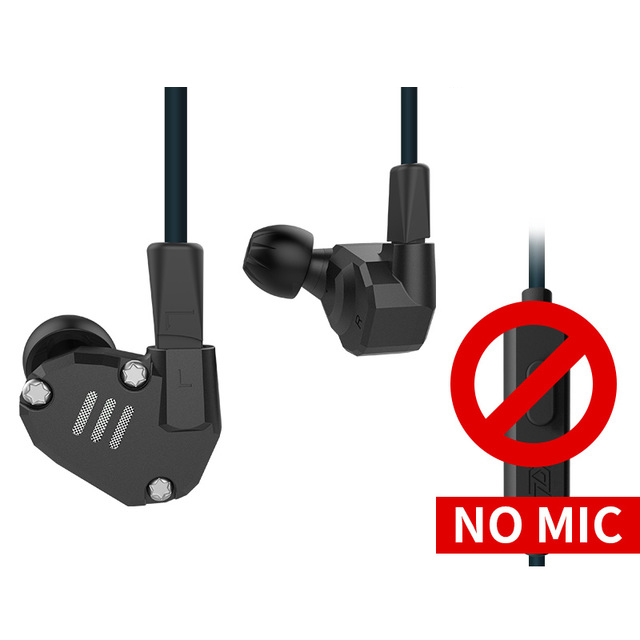 ขาย KZ ZS6 หูฟัง Hybrid 4 ไดร์เวอร์ (2DD 2BA) บอดี้อลูมีเนียม ถอดสายได้