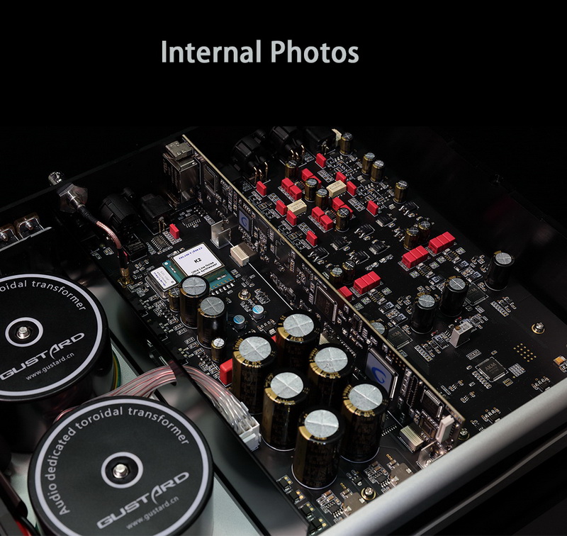 Gustard A26 DAC ตั้งโต๊ะชิป AK4499EX x2 + AK4191 รองรับ MQA, Roon bridge ประกันศูนย์ไทย