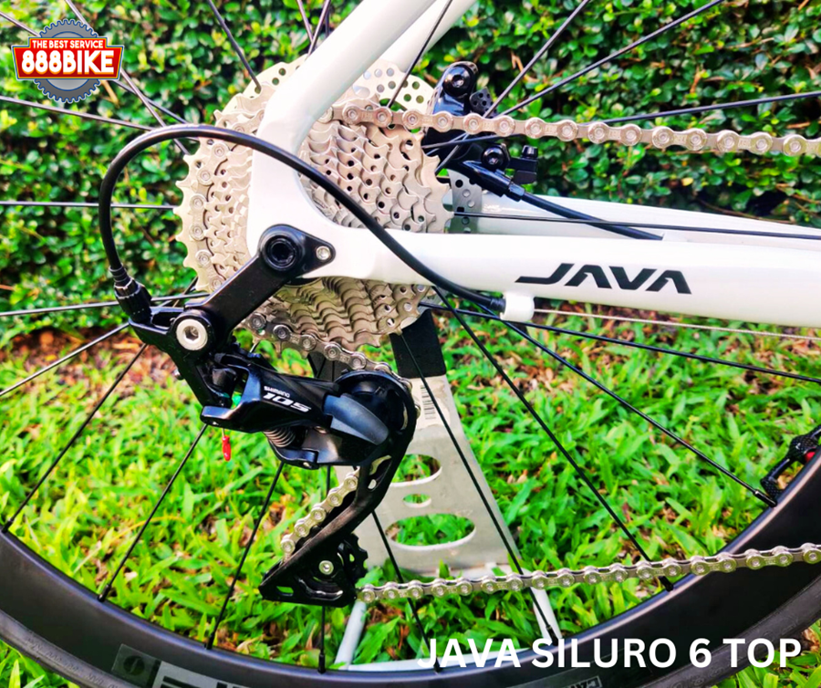 JAVA SILURO 6 DISC TOP 24SP LT-WOO | Premium Road Bike, Aluminum Frame, Carbon Fork