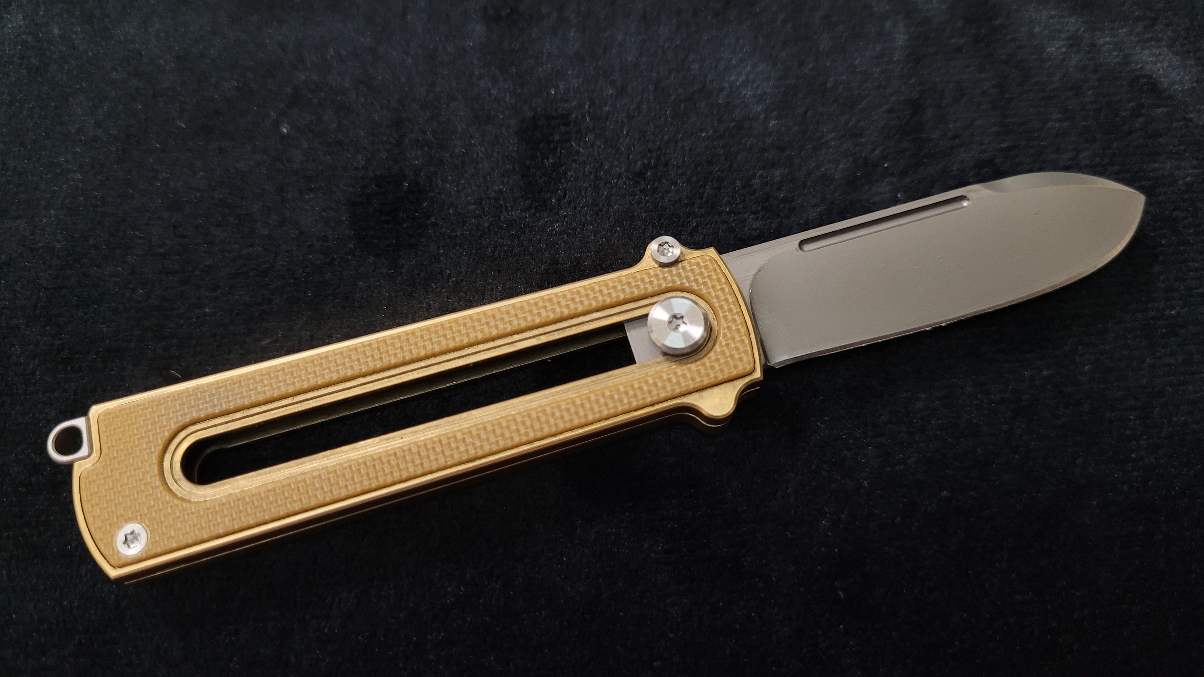 Al Br BarloX with M390 Blade-for a short time Dealer's Cost Yellow DLC Black Blade