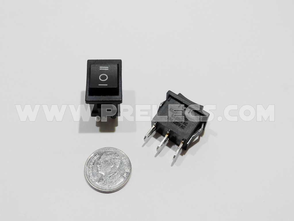 Rocker Switch เล็ก 3ทาง 3ขา