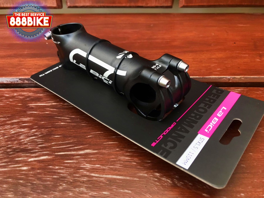 LABICI คอแฮนด์อลูมิเนียม LA BICI STX1.5 ,ยก +/- 7° วัสดุอลูเบา ยาว 70-120มม มีสีดำและสีแดง