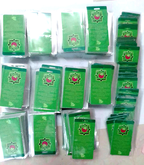 ตัวอย่างการ์ด บัตรสมาชิกใบเล็ก บัตรที่ใส่พวงกุญแจ