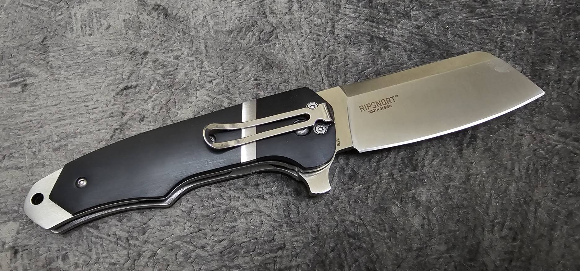 CRKT Philip Booth Ripsnort Liner Lock Flipper Knife Black