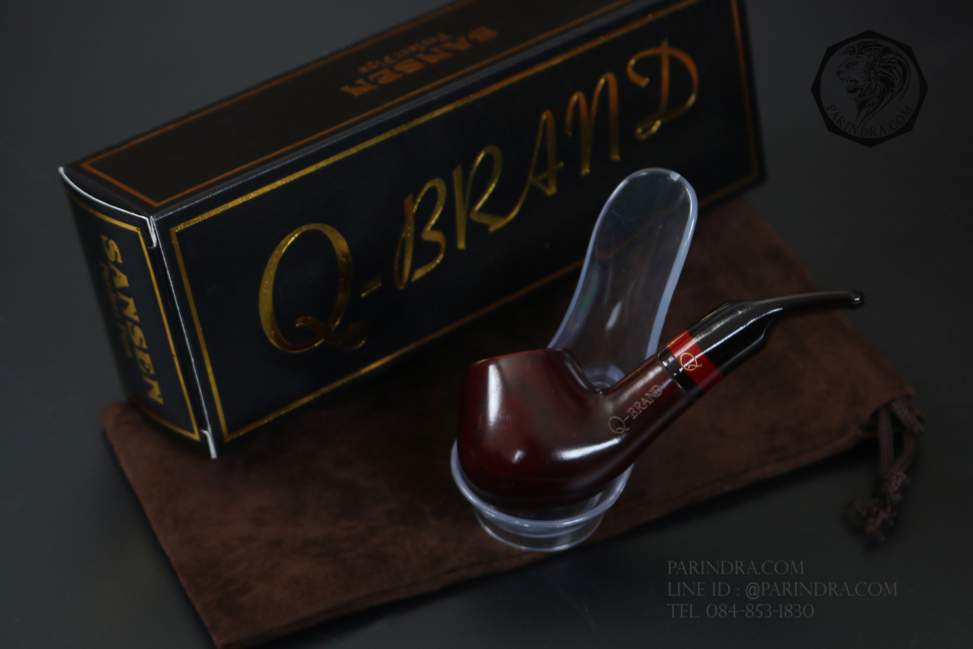 ไปป์ Q Brand Pipe ไม้แท้ ทรงสวย #Sansen 267