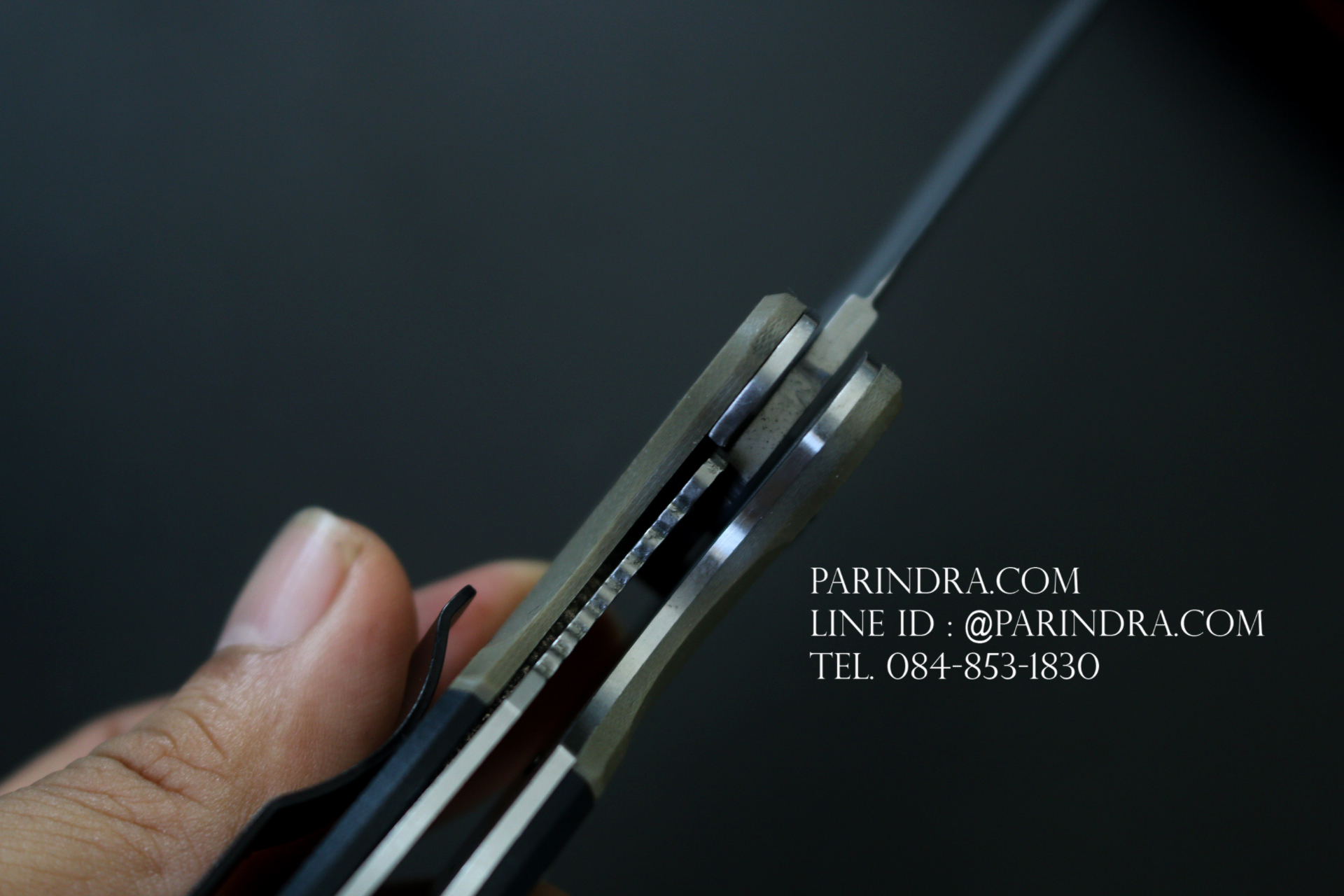 มีดพับ EMERSON ด้าม G10 ใบมีดทรงโค้งงอ (OEM)