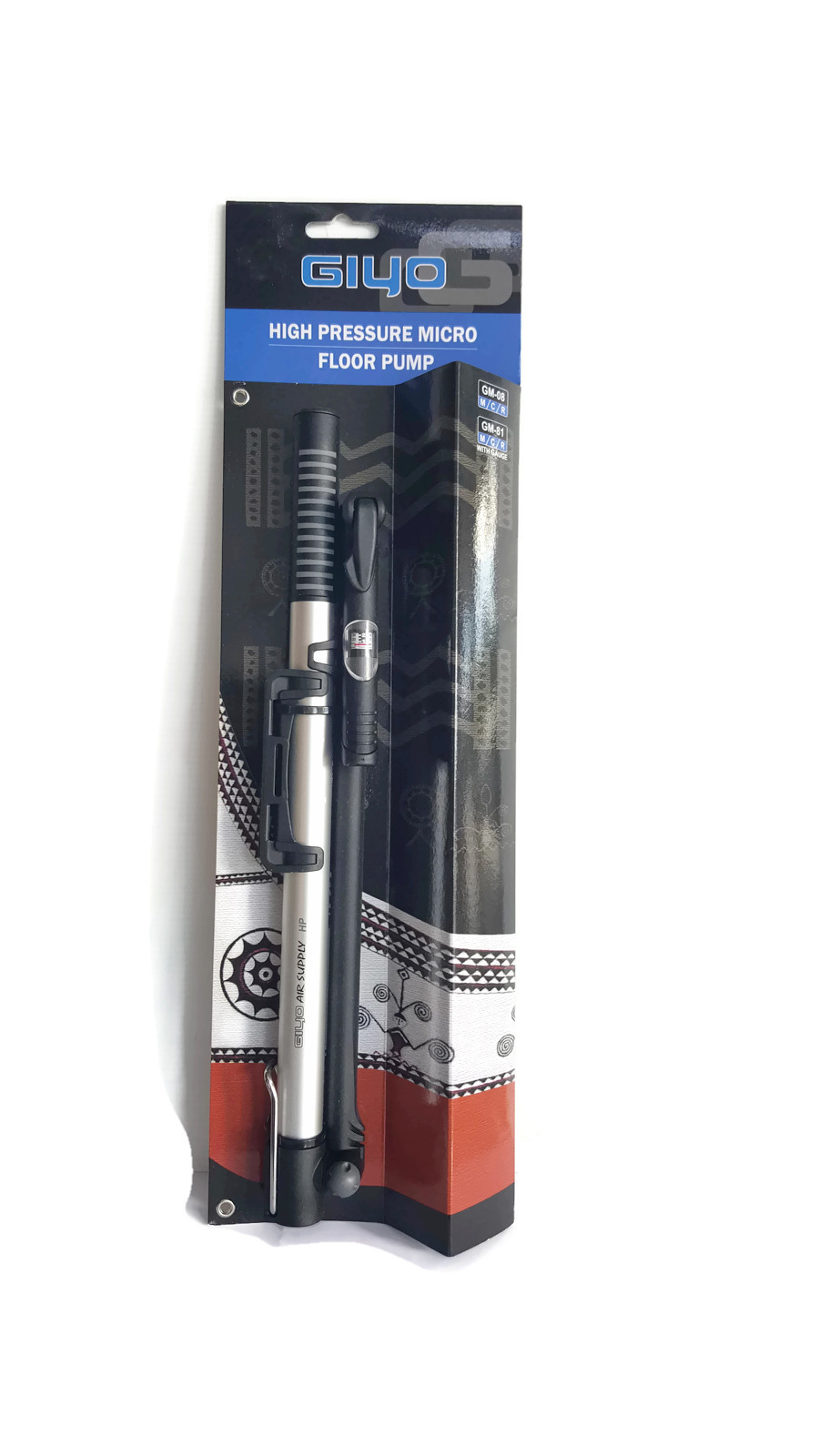 ที่สูบลม ยี่ห้อ GIYO ,GM-81 จากไต้หวัน แบบพกพา 140 PSI.สูบได้ทั้งจุ๊บเล็กและจุ๊บใหญ่