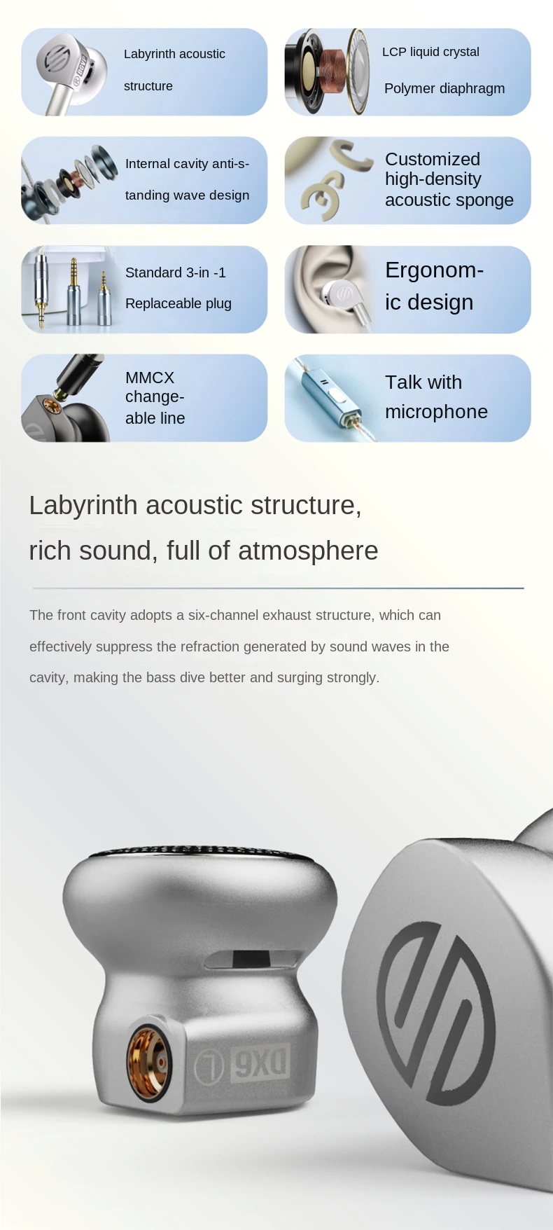 BGVP DX6 เอียบัดเรือธงรุ่นใหม่ ถอดสายได้ ประกันศูนย์ไทย