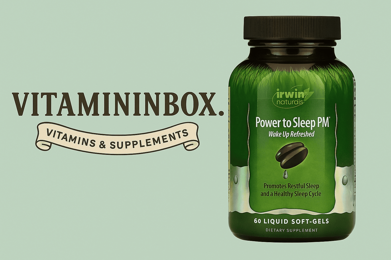 Irwin Naturals, Power to Sleep PM, 60 Liquid Soft-Gels