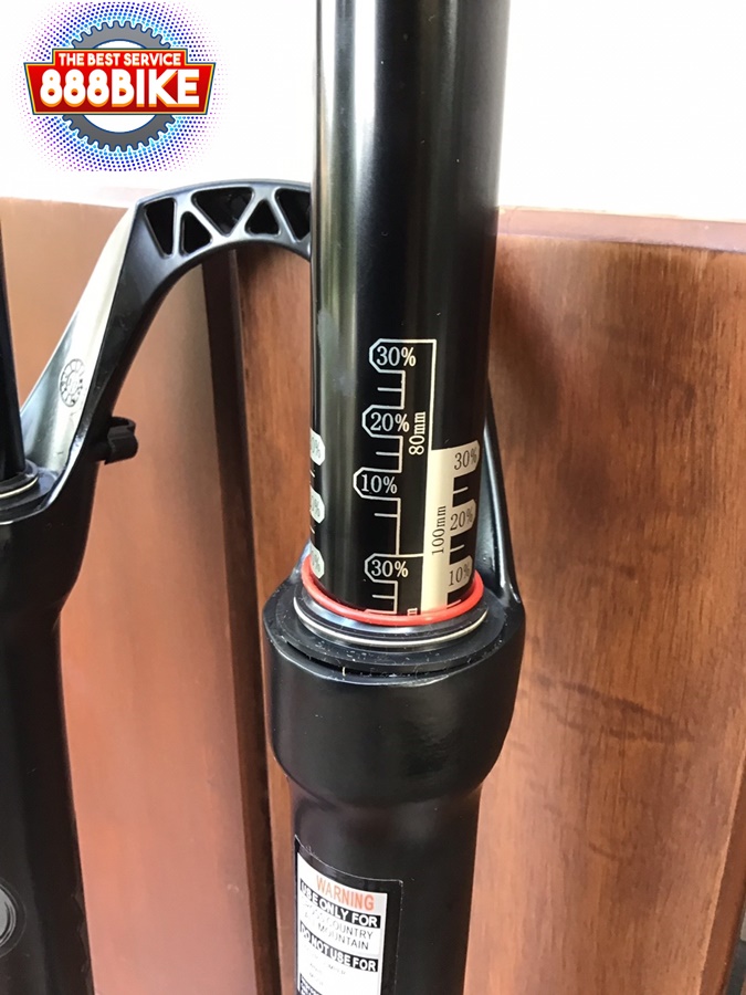โช๊คลม S-FIGHT AR2 AIR FORK ยุบ 100มม, S518 คอเทเปอร์, แกน 9mm, 29er 2019